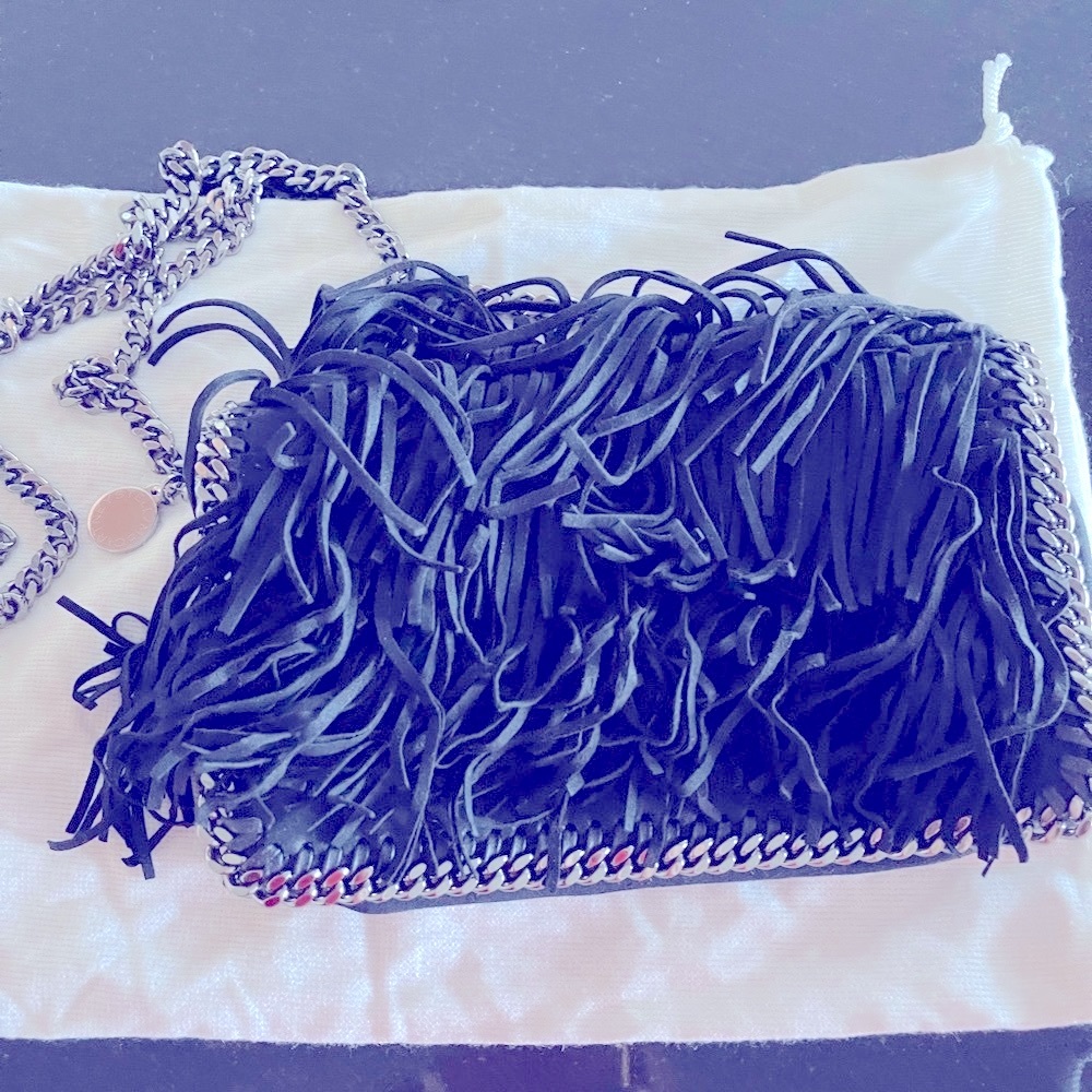 STELLA McCARTNEY RARE FRINGED BAG💝HP - Picture 4 of 15